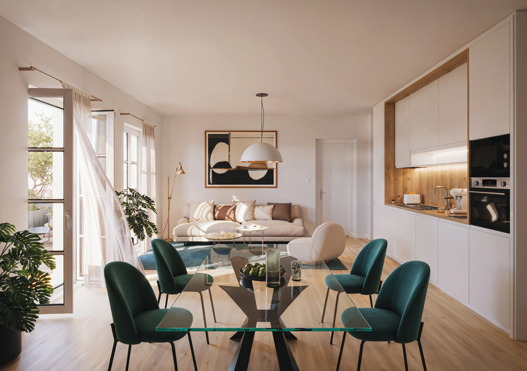 Intérieur logement Divona – Cahors